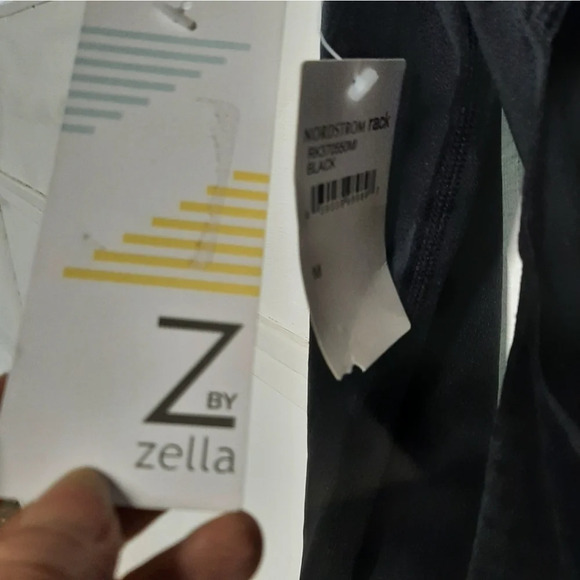 NWT womens black athletic long sleeve shirt by Zella from Nordstrom - Picture 7 of 7